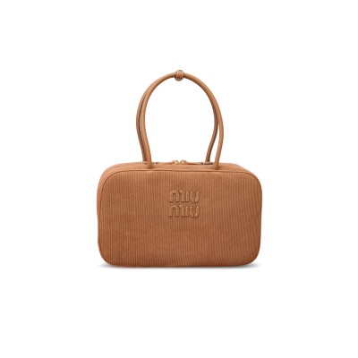 MIU MIU SUEDE BEAU BAG 5BB117 (34*23*10cm) MIU MIU SUEDE BEAU BAG 5BB117 (34*23*10cm)